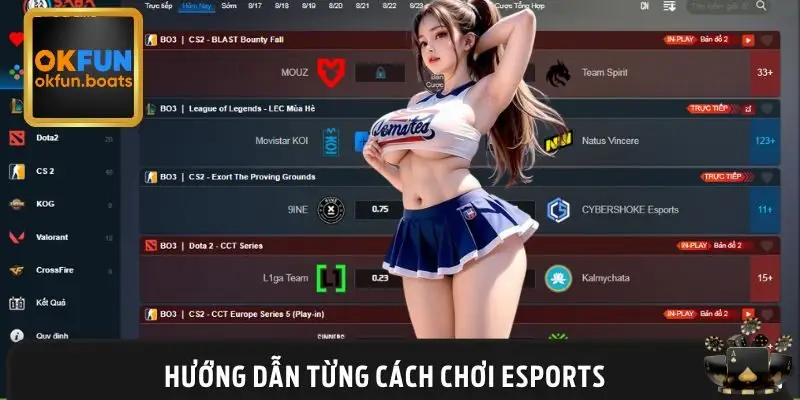 Hướng dẫn cách chơi Esports trên nhà cái