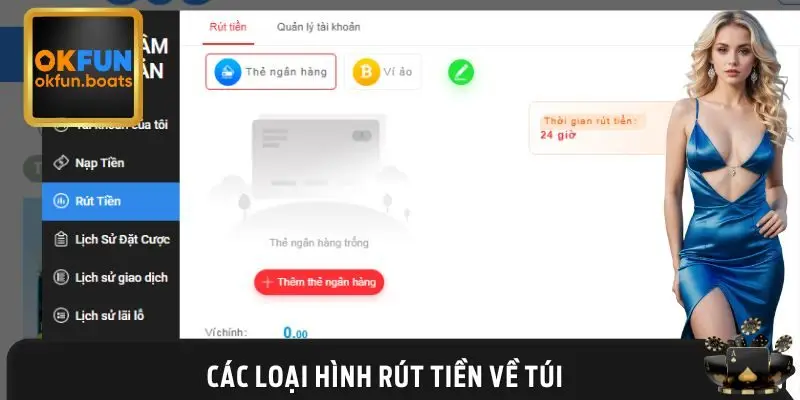 Các loại hình rút tiền mà thành viên nào cũng nên biết